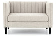 Jeanay Linen Accent Bench - Lara Furniture