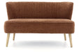 Collbury Cognac Accent Bench - Lara Furniture