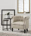 Deaza Beige Accent Chair - Lara Furniture