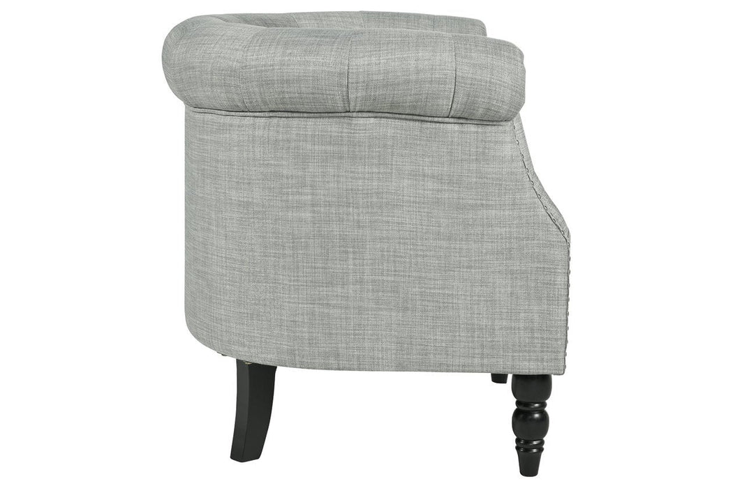 Deaza Light Gray Accent Chair - Lara Furniture