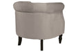 Deaza Taupe Accent Chair - Lara Furniture