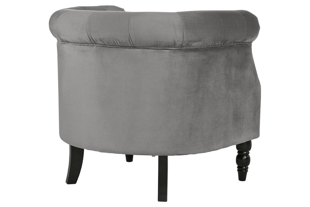 Deaza Gray Accent Chair - Lara Furniture