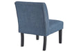 Hughleigh Navy Accent Chair - Lara Furniture