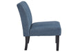 Hughleigh Navy Accent Chair - Lara Furniture