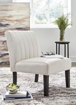 Hughleigh Light Beige Accent Chair - Lara Furniture