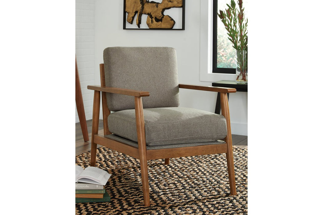 Bevyn Beige Accent Chair - Lara Furniture