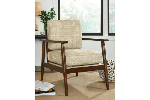 Bevyn Beige Accent Chair - Lara Furniture