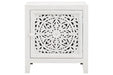 Fossil Ridge White Accent Cabinet - Lara Furniture