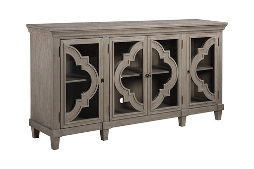 Fossil Ridge Gray Accent Cabinet - Lara Furniture