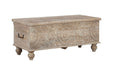 Fossil Ridge Beige Storage Bench - Lara Furniture