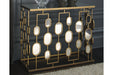 Majaci Gold Finish Console - Lara Furniture