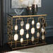 Majaci Gold Finish Console - Lara Furniture