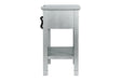 Marnville Silver Finish Accent Table - Lara Furniture