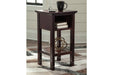 Marnville Reddish Brown Accent Table - Lara Furniture