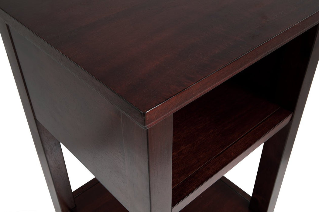 Marnville Reddish Brown Accent Table - Lara Furniture