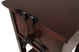 Marnville Reddish Brown Accent Table - Lara Furniture