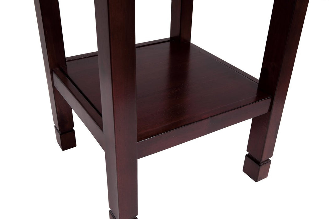 Marnville Reddish Brown Accent Table - Lara Furniture