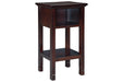 Marnville Reddish Brown Accent Table - Lara Furniture