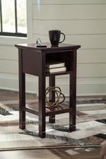 Marnville Reddish Brown Accent Table - Lara Furniture