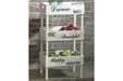 Yulton Antique White Storage Shelf - Lara Furniture