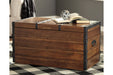 Kettleby Brown Storage Trunk - Lara Furniture