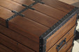 Kettleby Brown Storage Trunk - Lara Furniture