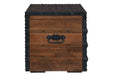 Kettleby Brown Storage Trunk - Lara Furniture