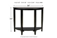 Altonwood Black Sofa/Console Table - Lara Furniture