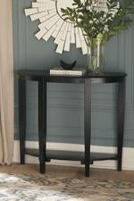 Altonwood Black Sofa/Console Table - Lara Furniture