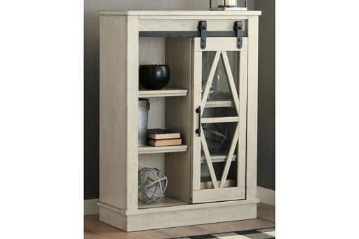 Bronfield White Accent Cabinet - Lara Furniture