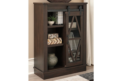 Bronfield Brown Accent Cabinet - Lara Furniture