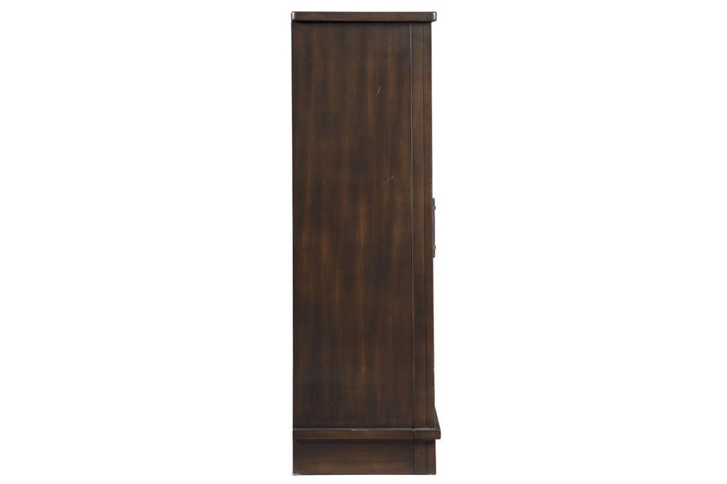 Bronfield Brown Accent Cabinet - Lara Furniture