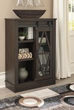 Bronfield Brown Accent Cabinet - Lara Furniture