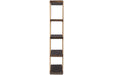 Beckville Gold Finish/Brown Bookcase - Lara Furniture