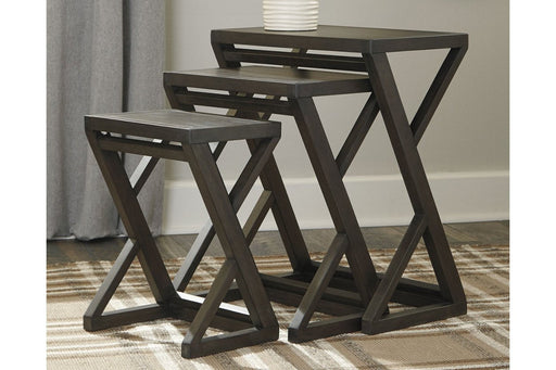 Cairnburg Brown Accent Table (Set of 3) - Lara Furniture