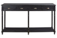 Eirdale Black Sofa/Console Table - Lara Furniture