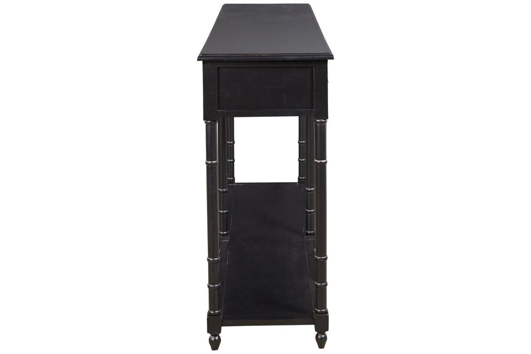 Eirdale Black Sofa/Console Table - Lara Furniture