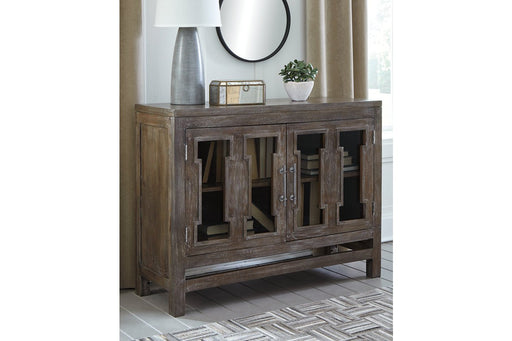 Hanimont Brown Accent Cabinet - Lara Furniture