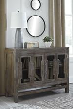 Hanimont Brown Accent Cabinet - Lara Furniture