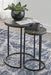 Briarsboro Black/Gray Accent Table (Set of 2) - Lara Furniture