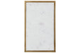 Lanport Champagne/White Accent Table - Lara Furniture