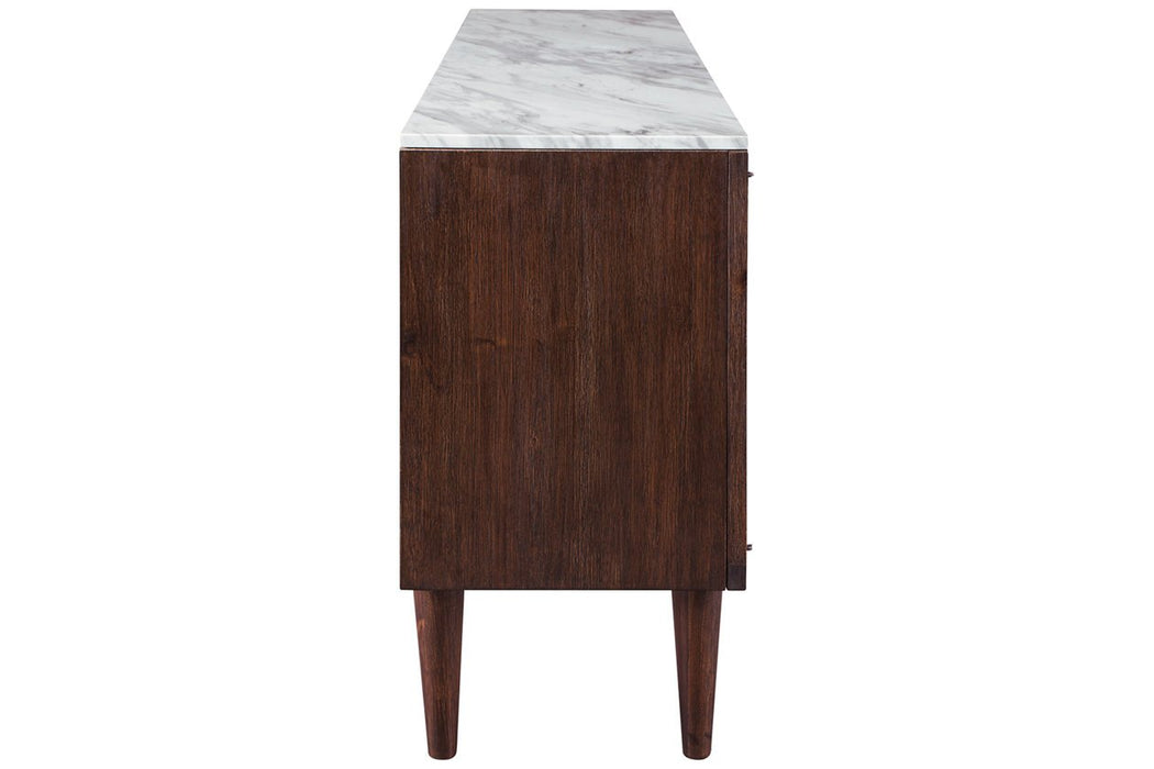 Graybourne Brown Accent Cabinet - Lara Furniture