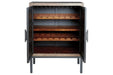 Premridge Antique Gray Bar Cabinet - Lara Furniture