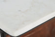 Etanbury Brown/Black/White Accent Table - Lara Furniture