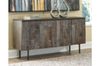 Graydon Gray/Whitewash Accent Cabinet - Lara Furniture