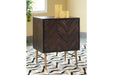 Dorvale Brown Accent Cabinet - Lara Furniture