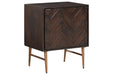 Dorvale Brown Accent Cabinet - Lara Furniture