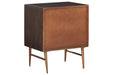 Dorvale Brown Accent Cabinet - Lara Furniture