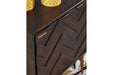 Dorvale Brown Accent Cabinet - Lara Furniture