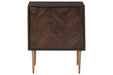 Dorvale Brown Accent Cabinet - Lara Furniture